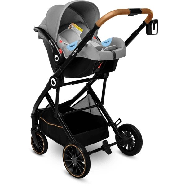 Lionelo Kinderwagen Riya 3 In 1 Grijs Stone 5 Lionelo Kinderwagen Riya 3 In 1 Grijs Stone - Afbeelding 3