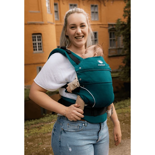 Manduca Draagzak First Pure Cotton Teal 4 Manduca Draagzak First Pure Cotton Teal - Afbeelding 2