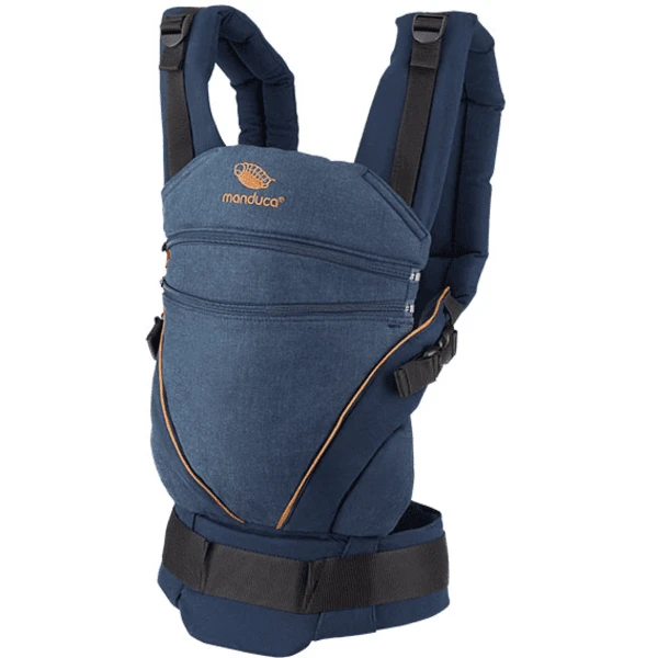 Manduca Draagzak XT Cotton Denimblue-Toffee 5 Manduca Draagzak XT Cotton Denimblue-Toffee - Afbeelding 3