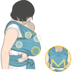 MANDUCA Sling Draagdoek Slate -Kinderwagen Winkel manduca sling draagdoek slate a101672 4