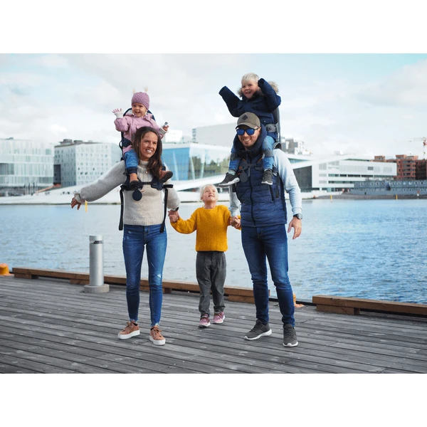 MINIMEIS Schouderdrager Oranje/blauw 4 MINIMEIS Schouderdrager Oranje/blauw - Afbeelding 2