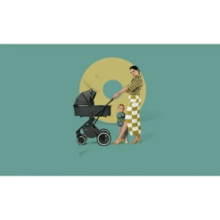 MOON Combi Kinderwagen Rocca Edition Plus Black Chroom Antraciet -Kinderwagen Winkel moon combi kinderwagen rocca edition plus black chroom antraciet a389426 1