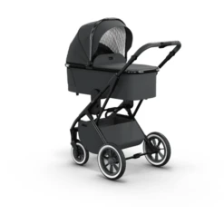 MOON Combi Kinderwagen Rocca Edition Plus Black Chroom Antraciet -Kinderwagen Winkel moon combi kinderwagen rocca edition plus black chroom antraciet a389426 2