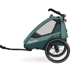 Qeridoo ® Sportrex 2 Kinderfietskar Limited Edition Mineral Blue -Kinderwagen Winkel qeridoo sportrex 2 kinderfietskar limited edition mineral blue a412099 1