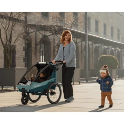 Qeridoo ® Sportrex2 Kinderfietskar Limited Edition Mineral Blue -Kinderwagen Winkel qeridoo sportrex2 kinderfietskar limited edition mineral blue a337815 3