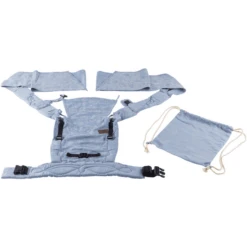 SCHMUSEWOLKE Draagzak Half- Buckle Maxi Fleur Provence Linnen -Kinderwagen Winkel schmusewolke draagzak half buckle maxi fleur provence linnen a371903 3