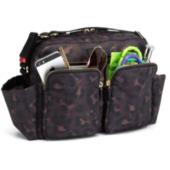 Storksak Kinderwagen Organiser Leopard Black -Kinderwagen Winkel storksak kinderwagen organiser leopard black a385427 2