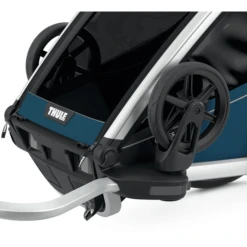 THULE Kinderfietskar Chariot Cross 1 Majolica Blauw -Kinderwagen Winkel thule kinderfietskar chariot cross 1 majolica blauw a305454 4