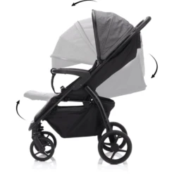 Fillikid Vulling Buggy D River Donkergrijs Gemêleerd -Kinderwagen Winkel vulling buggy d river donkergrijs gemeleerd a291691 2