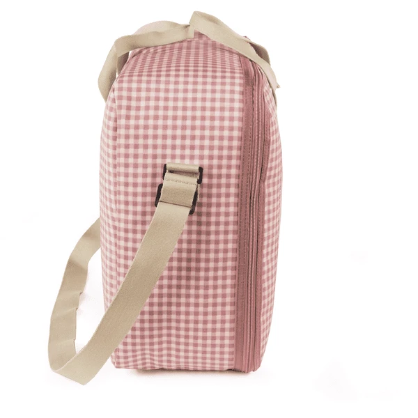 Walking Mum Koffer I Love Vichy Roze 5 Walking Mum Koffer I Love Vichy Roze - Afbeelding 3