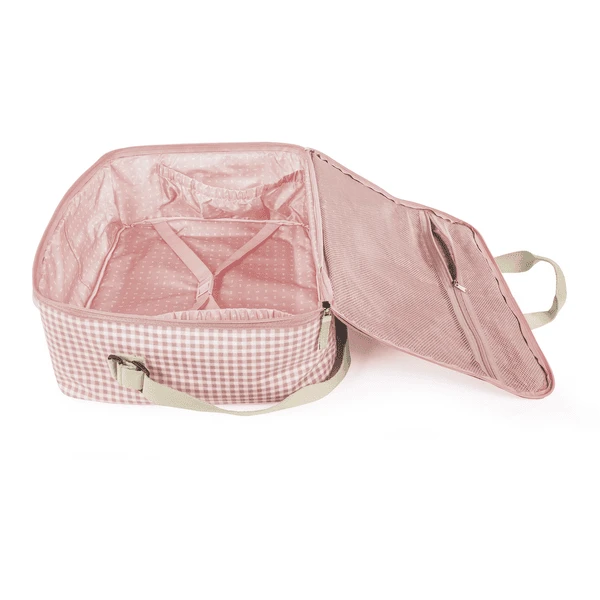 Walking Mum Koffer I Love Vichy Roze 7 Walking Mum Koffer I Love Vichy Roze - Afbeelding 5