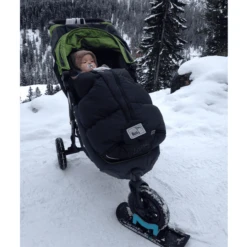 Wheelblades XL Wandelwagen Ski Enkel Zwart/blauw -Kinderwagen Winkel wheelblades xl wandelwagen ski enkel zwart blauw a334796 1