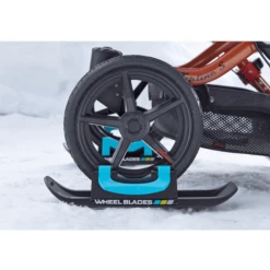 Wheelblades XL Wandelwagen Ski Enkel Zwart/blauw -Kinderwagen Winkel wheelblades xl wandelwagen ski enkel zwart blauw a334796 4